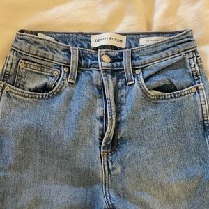 Denim Forum The Anjelica High Rise Slim